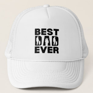 Beste vader ooit Kind Silhouette Trucker Pet