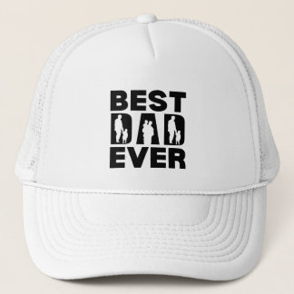 Beste vader ooit Kind Silhouette Trucker Pet