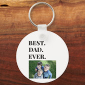 Beste vader ooit Kinder Foto Sleutelhanger (Voorkant)