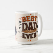 Beste vader ooit klassieke Mok - Vaderdag cadeau i (Voorkant rechts)