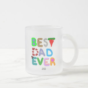 Beste vader ooit kleine Frosted Glass Mok