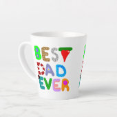 Beste vader ooit kleine latte Mok (Linkerhoek)