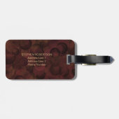 Beste vader ooit koffee bruine Vaderdag Bagagelabel (Achterkant horizontaal)