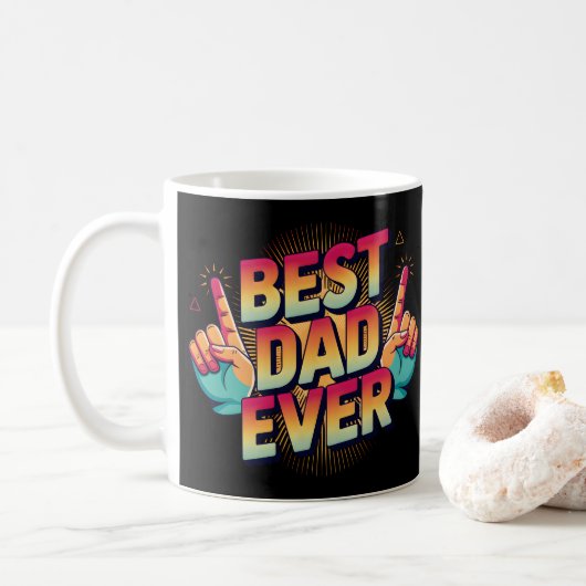 Beste vader ooit koffiemok (Met donut)