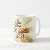 Beste vader ooit koffiemok | Grappig vadersdag cad (Voorkant rechts)