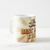Beste vader ooit koffiemok | Grappig vadersdag cad (Voorkant links)