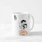 Beste vader ooit koffiemok | Vaderdag cadeau voor  (Voorkant rechts)