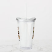 Beste vader ooit | Kute | Gecontroleerd patroon Acryl Drinkbeker (Rechts)