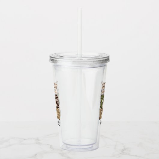 Beste vader ooit | Kute | Gecontroleerd patroon Acryl Drinkbeker (Rechts)