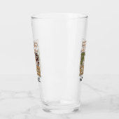 Beste vader ooit | Kute | Gecontroleerd patroon Glas (Links)