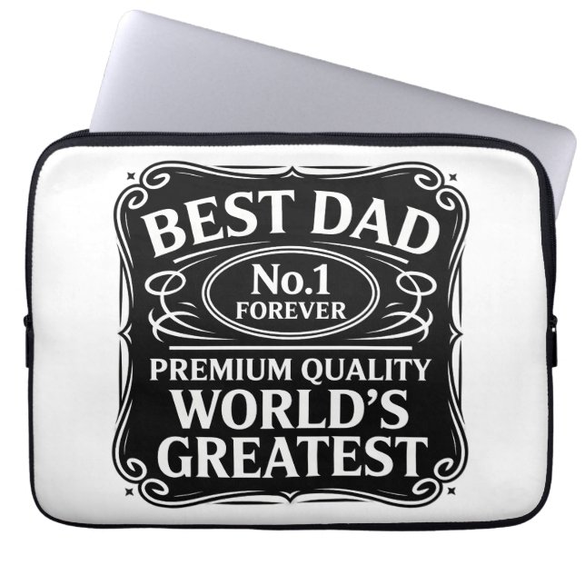Beste vader ooit laptop sleeve (Voorkant)
