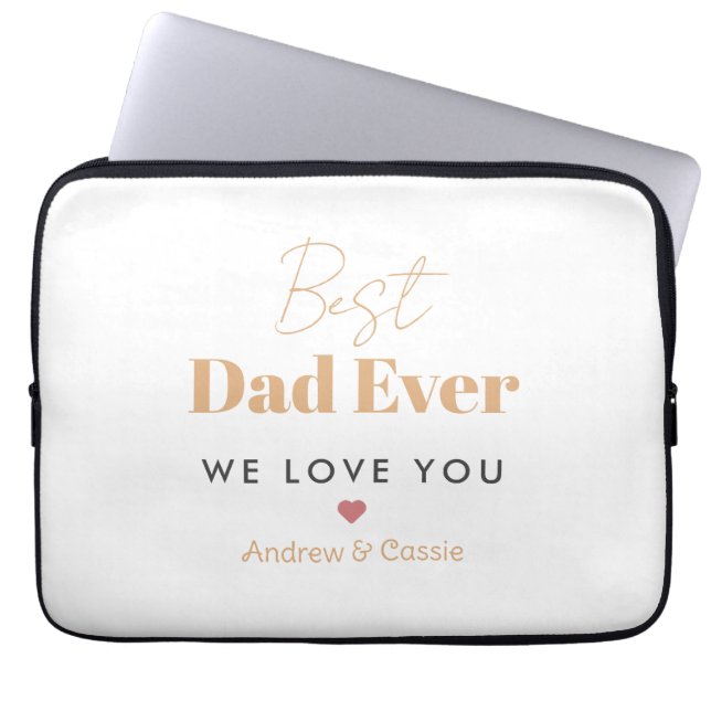 Beste vader ooit laptop sleeve (Voorkant)