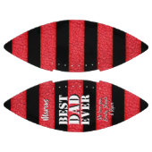 Beste vader ooit leder print vaderdag american football (Panelen)