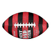 Beste vader ooit leder print vaderdag american football (Voorkant)