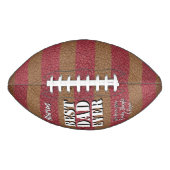 Beste vader ooit leder print vaderdag american football (Voorkant)