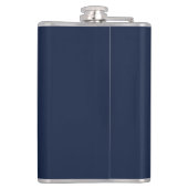 Beste vader ooit, leeuw, Vaderdag marineblauw Heupfles (Achterkant)