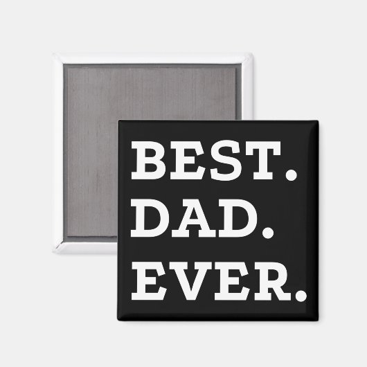 Beste vader ooit magneet (Voorkant / Achterkant)