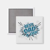 Beste vader ooit magneet (Voorkant / Achterkant)