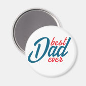 Beste vader ooit magneet (Voorkant / Achterkant)