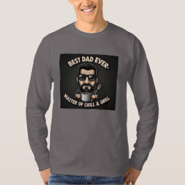 Beste vader ooit Master of Chill & Grill T-shirt