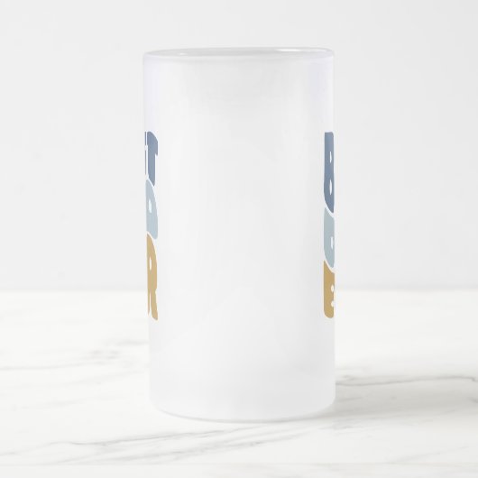 Beste vader ooit matglas bierpul (Center)