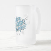 Beste vader ooit matglas bierpul (Voorkant rechts)