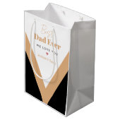 Beste vader ooit medium cadeauzakje (Achterkant Gekanteld)