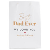 Beste vader ooit medium cadeauzakje (Voorkant)