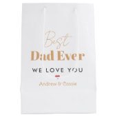 Beste vader ooit medium cadeauzakje (Achterkant)