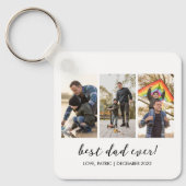 Beste vader ooit, meerdere foto's sleutelhanger (Voorkant)