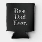 Beste vader ooit met de hand getekend typografie z blikjeskoeler (Voorkant)