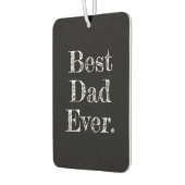 Beste vader ooit met de hand getekend typografie z luchtverfrisser (Links)