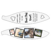 Beste vader ooit met liefdesfoto Collage Vaderdag Basketbal (Panelen)