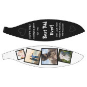 Beste vader ooit met liefdesfoto Collage Vaderdag Basketbal (Panelen)