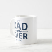 Beste vader ooit – Mijn heldenmok | Vaderdag cadea Koffiemok (Voorkant links)