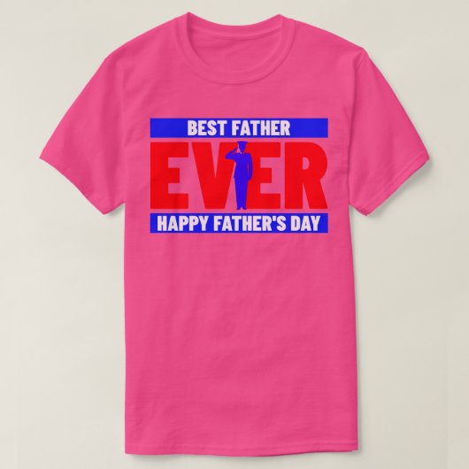 Beste vader ooit militair t-shirt (Design voorkant)