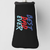 Beste vader ooit Minimalist Cool Professional Golfheadcover (Draai 90)