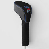 Beste vader ooit Minimalist Cool Professional Golfheadcover (Schuin)