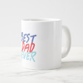 Beste vader ooit Minimalist Cool Professional Grote Koffiekop (Voorkant rechts)