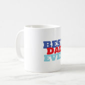 Beste vader ooit Minimalist Cool Professional Koffiemok (Voorkant links)