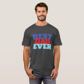 Beste vader ooit Minimalist Cool Professional T-shirt (Voorkant volledig)