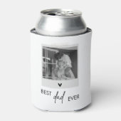 Beste vader ooit minimalistische foto blikjeskoeler (Blikje Voorkant)
