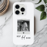 Beste vader ooit minimalistische foto iPhone 15 pro case<br><div class="desc">Vier de beste vader ooit met onze minimalistische foto iPhone 15 Pro hoesje! Dit strakke en moderne hoesje heeft de oprechte boodschap "Best Dad Ever" naast een aanpasbare ruimte voor uw favoriete foto, waardoor het een persoonlijk geschenk is dat zowel stijlvol als beschermend is. Dit hoogwaardige hoesje is ideaal voor...</div>