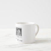 Beste vader ooit minimalistische foto espresso kop (Voorkant rechts)