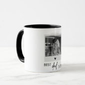 Beste vader ooit minimalistische foto | Gepersonal Mok (Voorkant links)