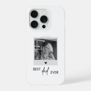Beste Vader Ooit Minimalistische Foto iPhone 15 Pro Case