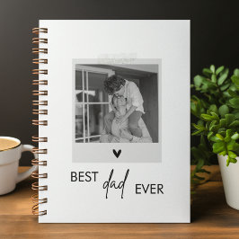 Beste vader ooit minimalistische foto notitieboek