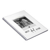 Beste vader ooit minimalistische foto notitieboek (Rechterzijde)