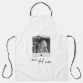 Beste vader ooit minimalistische foto schort (Voorkant)