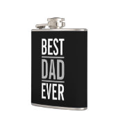 Beste vader ooit | Modern Black Heupfles (Links)